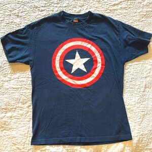 Marvel captain America shield men’s blue T-shirt